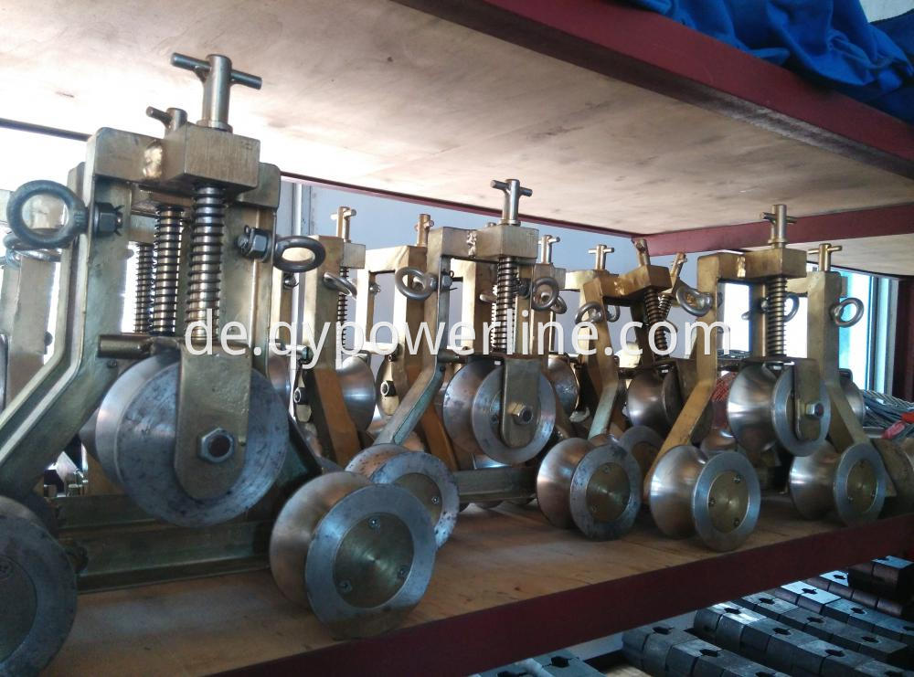 mounted pulleys for wire rope